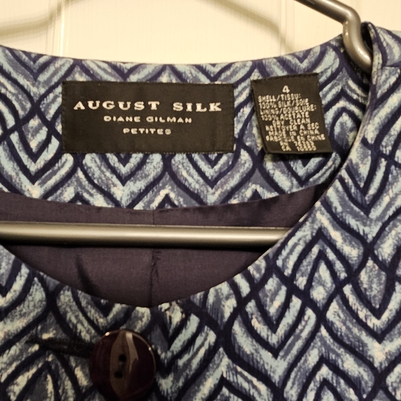 August Silk sz 4 blazer - Picture 2 of 3